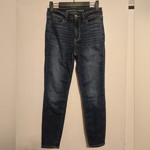 AE High-Rise Jegging Chop, Next Level Stretch Jeans, size 2 short